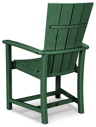 Polywood Quattro Adirondack Dining Chair, Green