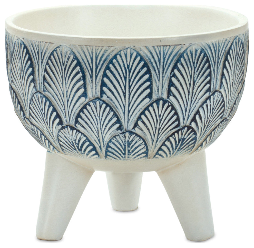 Decorative Pot With Legs, 2-Piece Set