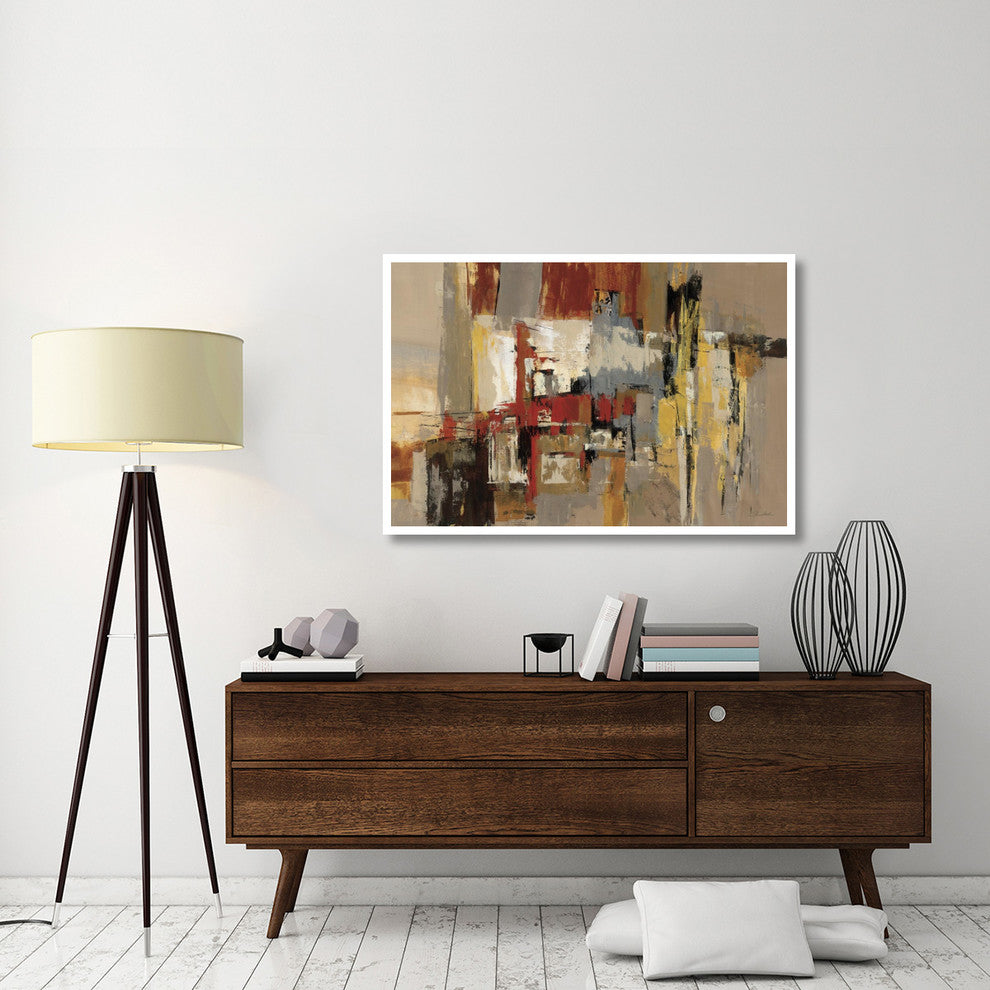 "Melody for Guitar and Sax" Digital Paper Print by Silvia Vassileva, 50"x34"