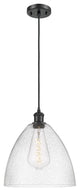 Innovations 516-1P-BK-GBD-124-LED 1-Light Mini Pendant, Matte Black