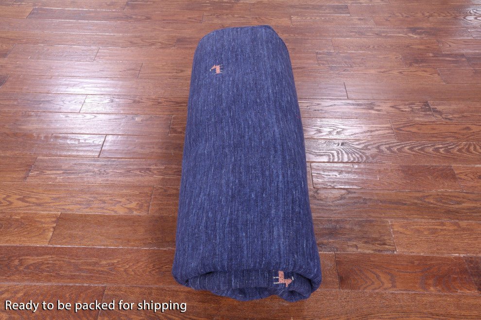 10' Round Persian Gabbeh Handmade Wool Rug - Q15040