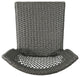 GDF Studio 3-Piece Hogan Outdoor Wicker Chat Set, Gray