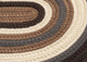 Colonial Mills Brooklyn BN19 Brownstone Indoor/Outdoor Area Rug, Round 12'x12'