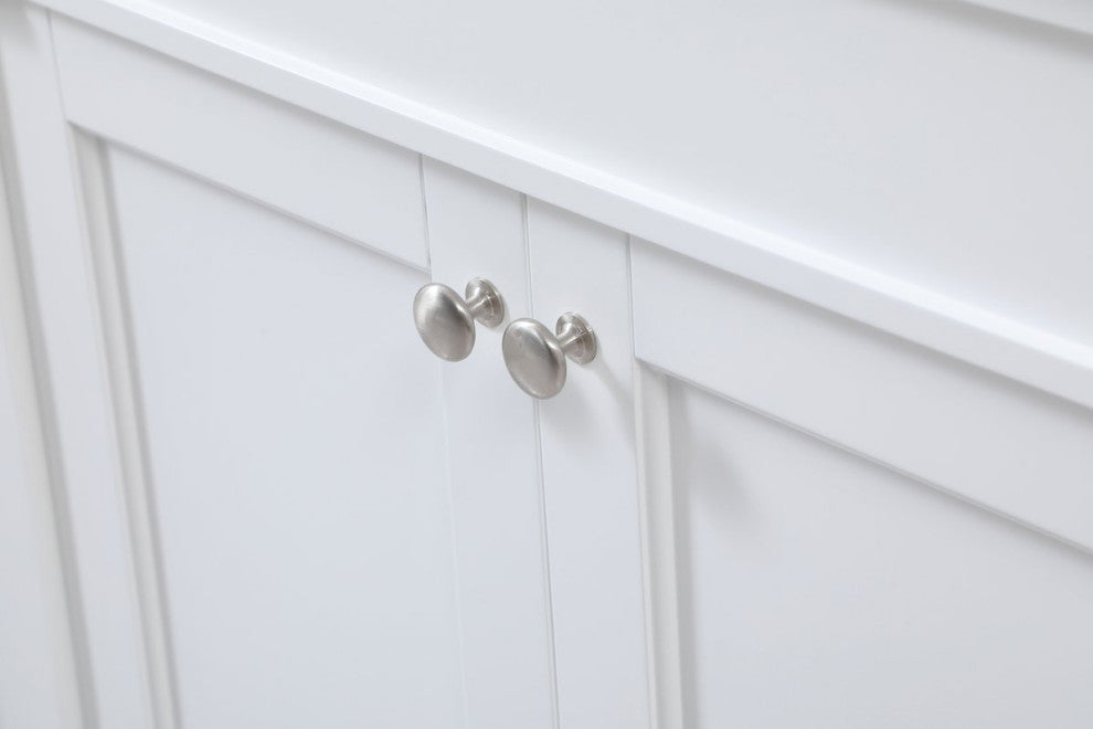 Home Living 21" Transitional White-Light Bathroom Vanity