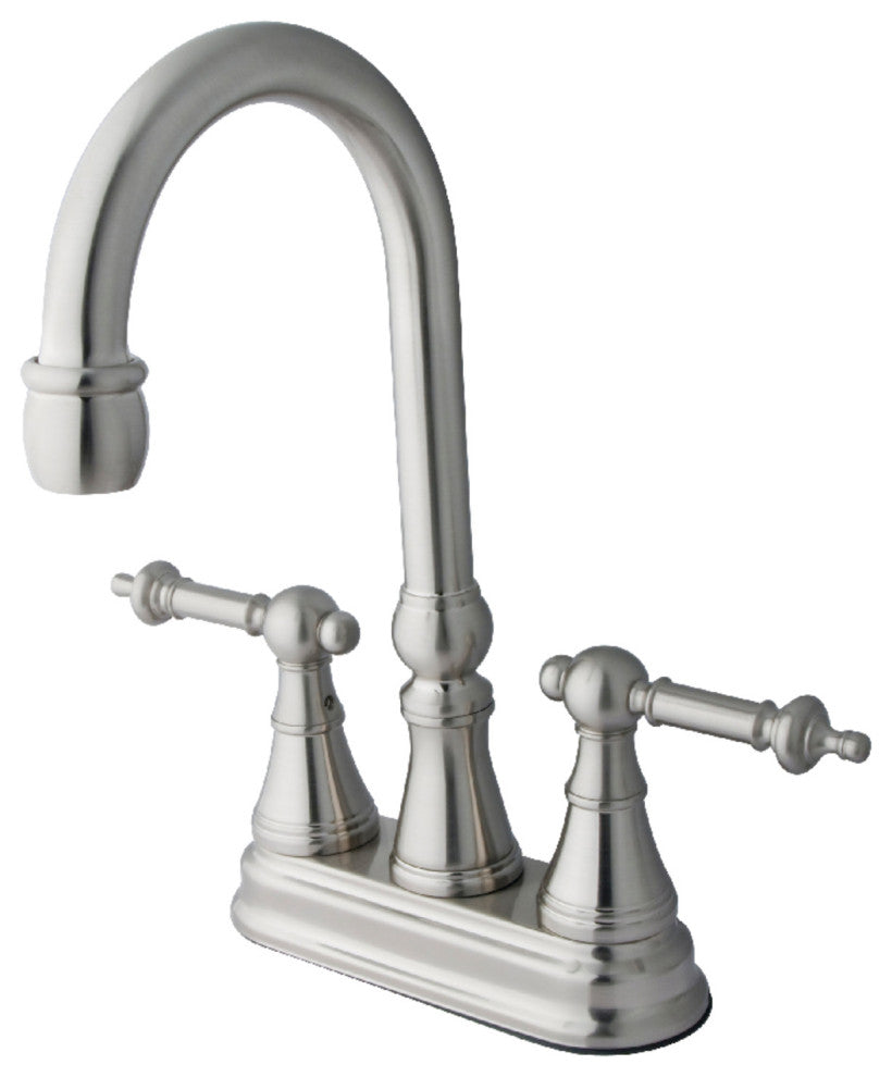Kingston Brass Templeton Bar Faucet, Brushed Nickel