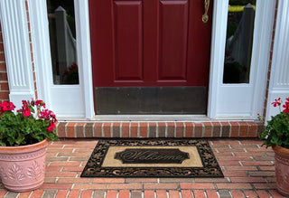 First Impression Rubber/Coir Dirt Trapper 18"x30" Welcome Doormat