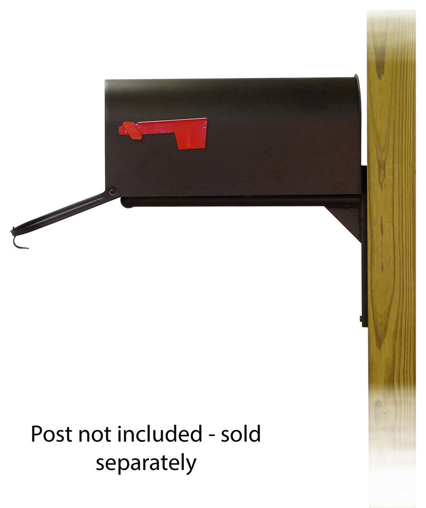 Standard Steel Mailbox With Ashley Front Single Mailbox Mounting Bracket