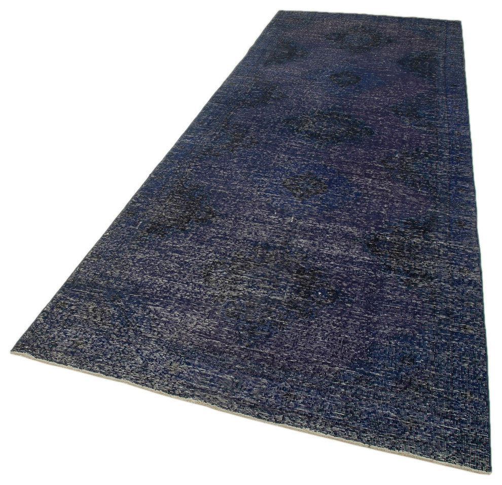 Rug N Carpet - Hand-knotted Anatolian 4' 5" x 12' 4" Rustic Runner Rug
