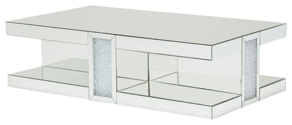 Montreal Rectangular Mirrored Cocktail Table