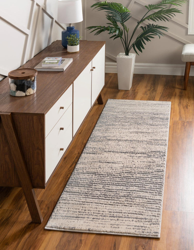 Unique Loom Oasis Calm Area Rug, Cream, 2' 7 X 10' 0 Runner