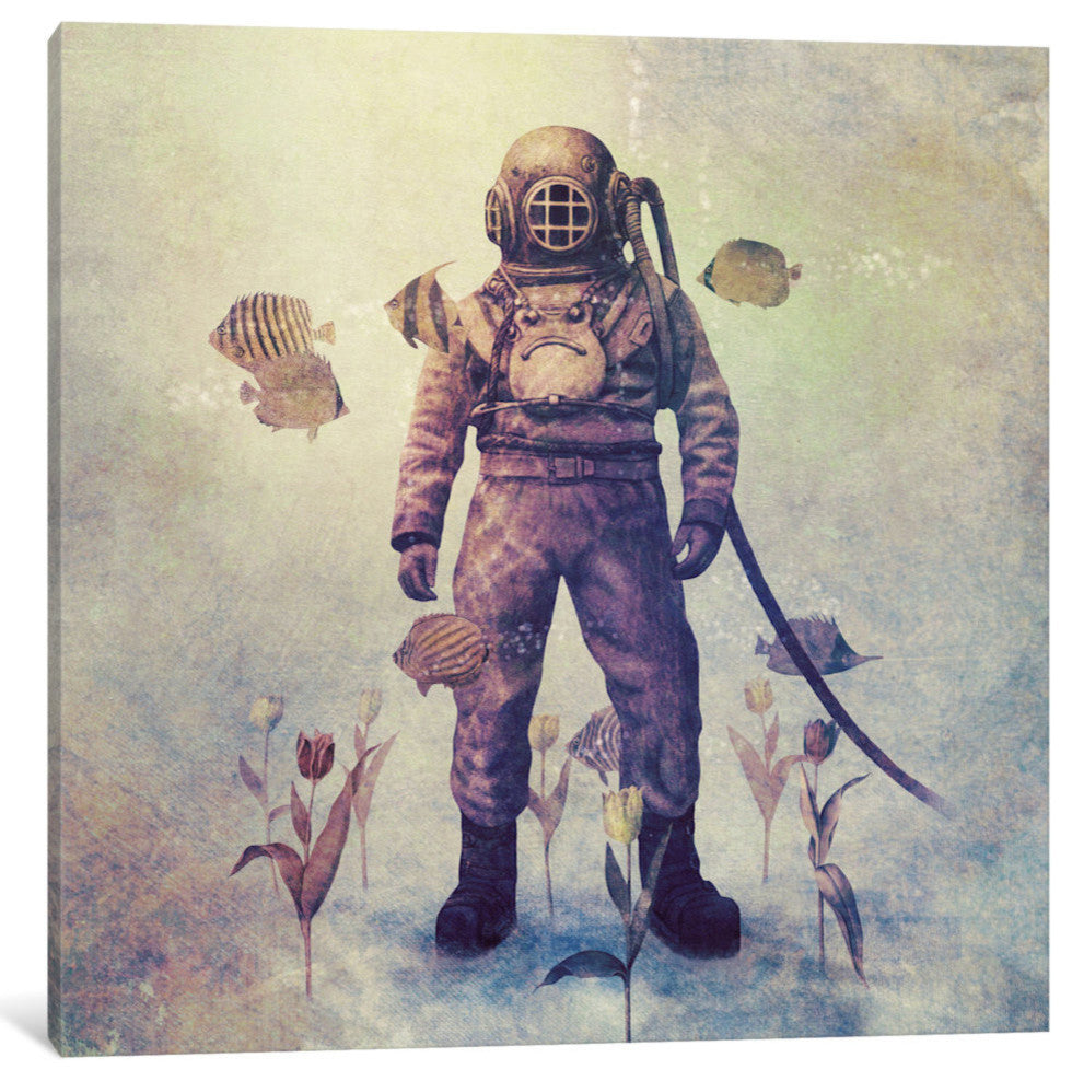 "Deep Sea Garden Square #1" by Terry Fan, 18x18x1.5