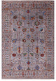 Hand Knotted Persian Tabriz Wool Rug 6' 0" X 9' 0" Q10569