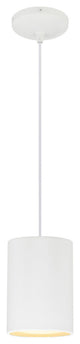Matte White One Light Pendant from the Pilson XL Collection