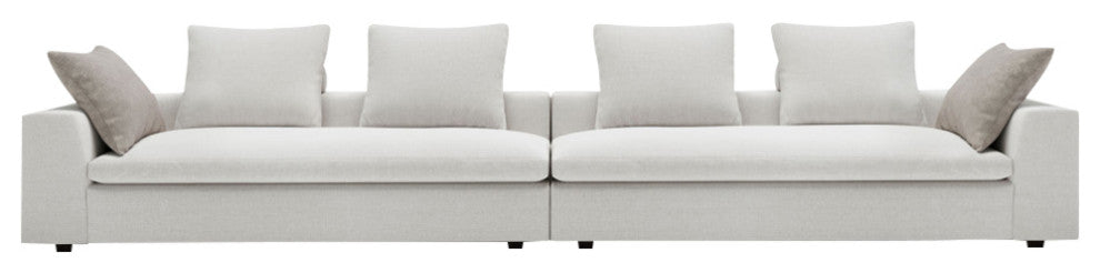 Lucerne Modular Chaise, Ashen Fabric, Ashen Fabric, Set01-2pc