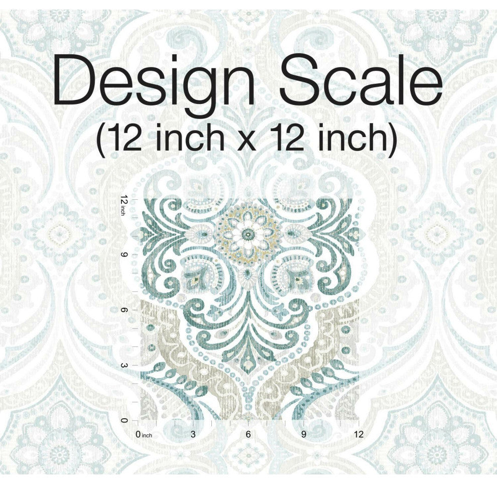 Bohemian Damask Peel & Stick Wallpaper