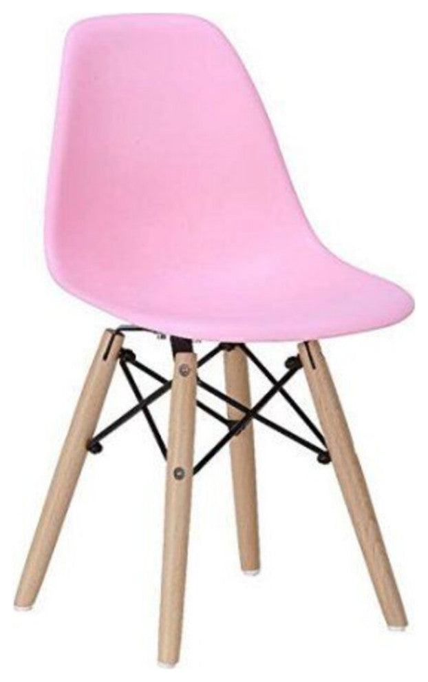 Eiffel Wood Kids Chair, Pink