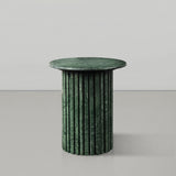Genoa Marble End / Side Table, Green