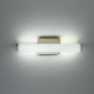 Vogue 20" LED Bathroom Vanity and Wall-Light 3000K, Brushed Brass