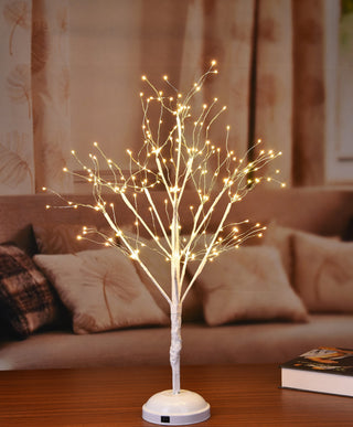 2' LED Tree With Warm White Lights