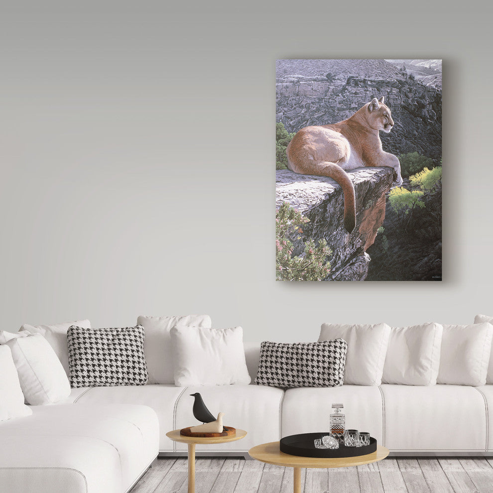 Ron Parker 'Cougar Country' Canvas Art, 19"x14"