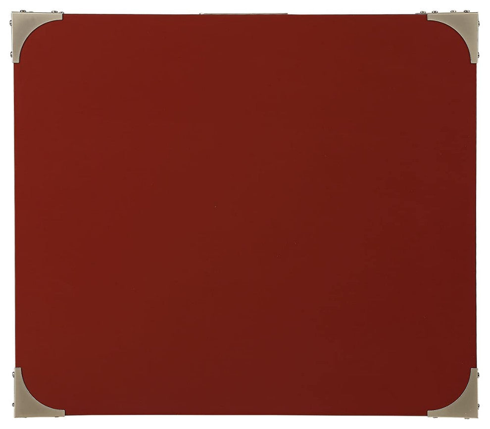 Side Table with 1 Drawer, Red