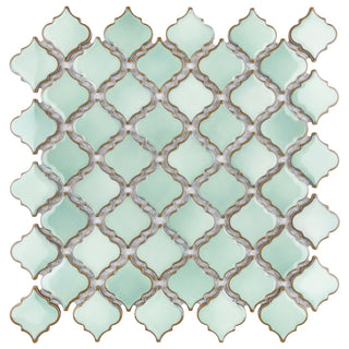 Hudson Tangier Mosaic Floor and Wall Tile, Mint Green