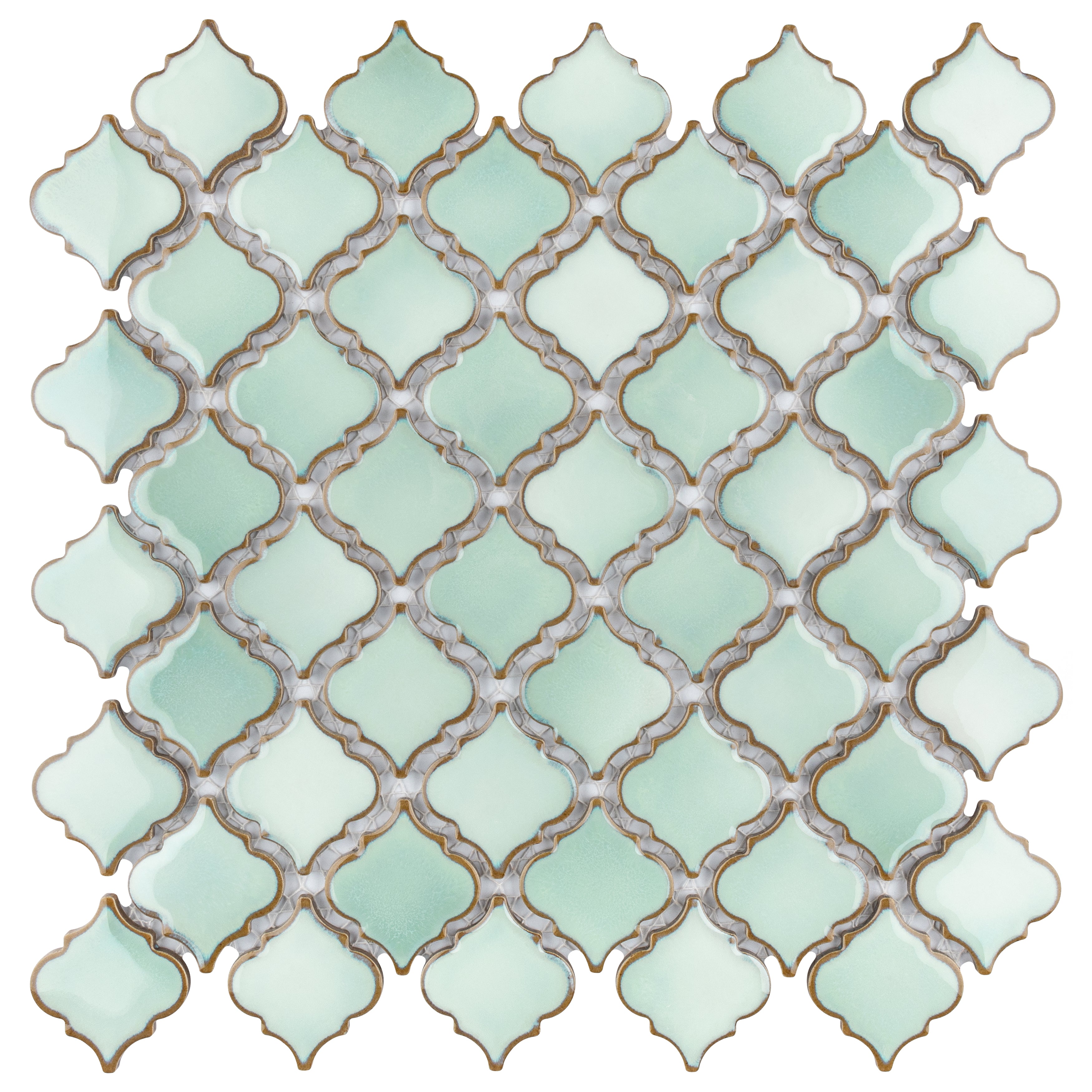 Hudson Tangier Mosaic Floor and Wall Tile, Mint Green