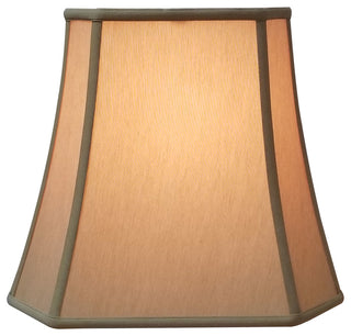 Royal Designs Square Cut Corner Basic Lampshade, Antique Gold, Antique Gold, 9.5