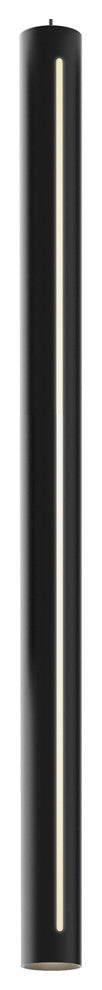 Scepter 36" Cylindrical LED Pendant, Black