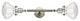 INNOVATIONS 208L-SN-G322-LED 2-Light Bath Vanity Light Brushed Satin Nickel
