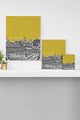 Deny Designs Bird Ave Georgia Tech Yellow Art Canvas