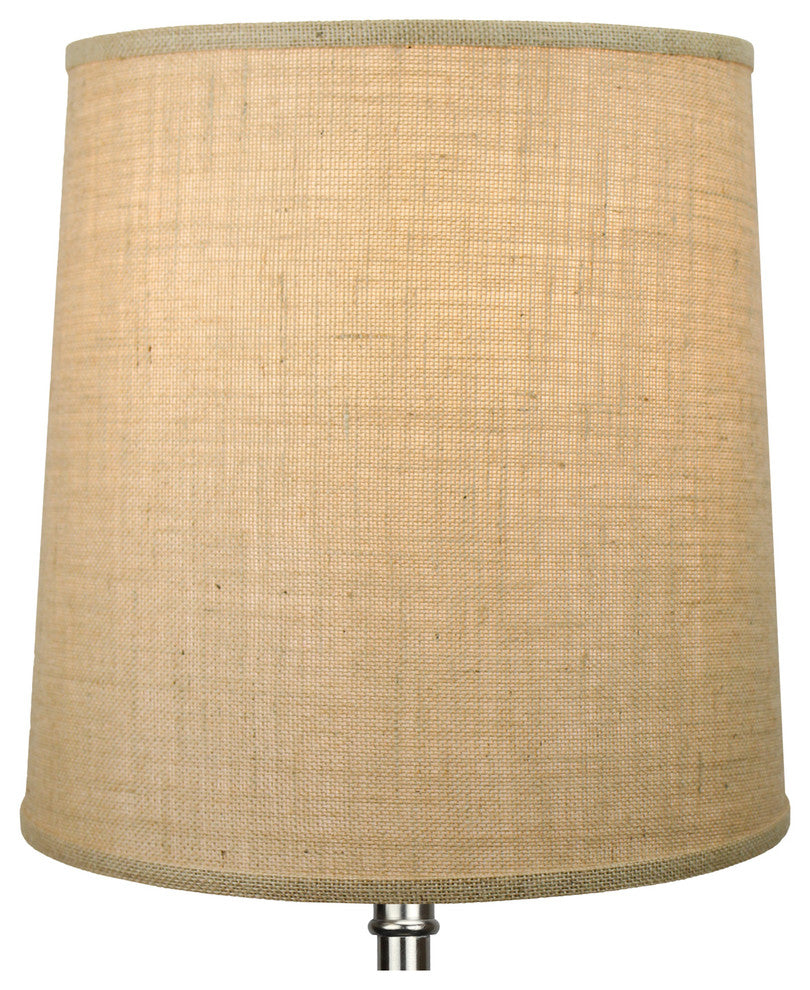 Fenchel Shades 13"x15"x15" Spider Attachment Empire Lamp Shade, Burlap Nat
