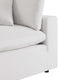 Modular Lounge Sofa Middle Chair, White, Modern, Outdoor Patio Hospitality