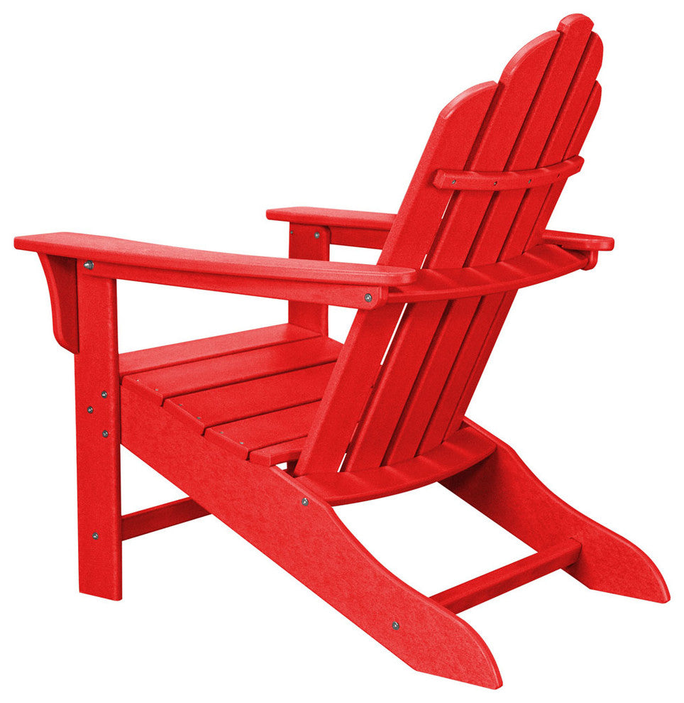 All-Weather Contoured Adirondack Chair, Sunset Red