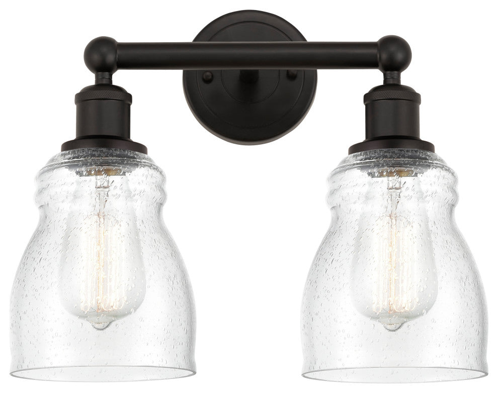 Innovations 616-2W-OB-G394 Ellery 2 Light Bath Vanity Light, Oil Rubbed Bronze