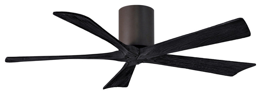 Matthews Fan, Irene-5H Ceiling Fan, Textured Bronze, 52", Matte Black