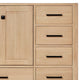 Cambridge 60" Single Bath Vanity With Italian Carrara Marble Top, Oak