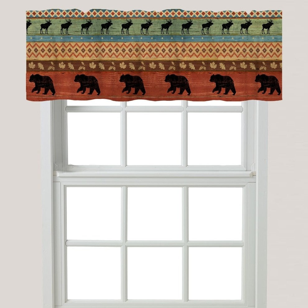 Bear Lodge Window Valance