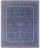 8' 0" X 10' 1" Hand Knotted Wool & Silk Persian Nain Rug - Q14887