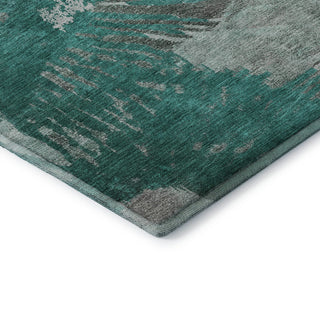 Premium Machine Washable Mayfield AMF645 Teal 2'6" x 3'10" Rug