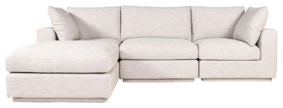 First of A Kind Justin Lounge Modular Sectional Taupe