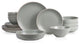 Stone Lain Lauren Stoneware 16 Piece Dinnerware Set, Green