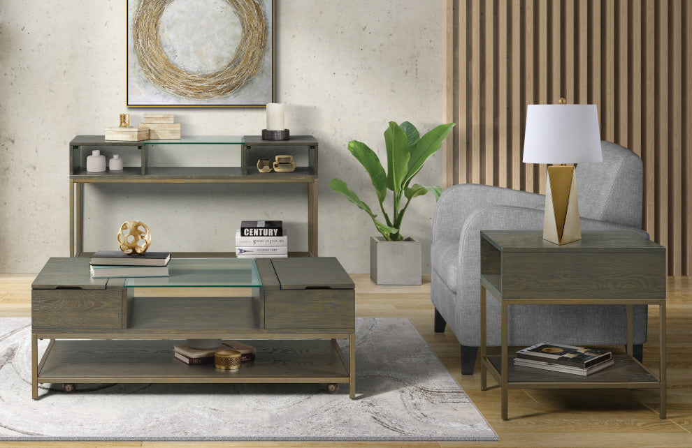 Riverside Furniture Hyde Rectangular Chairside Table