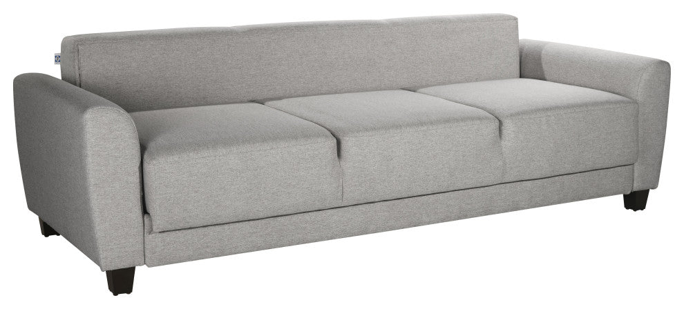 Sealy TruFit Klein Queen Dropback Sofa Bed Convertible, Silver