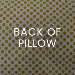 Polka Dots Pillow - Gold
