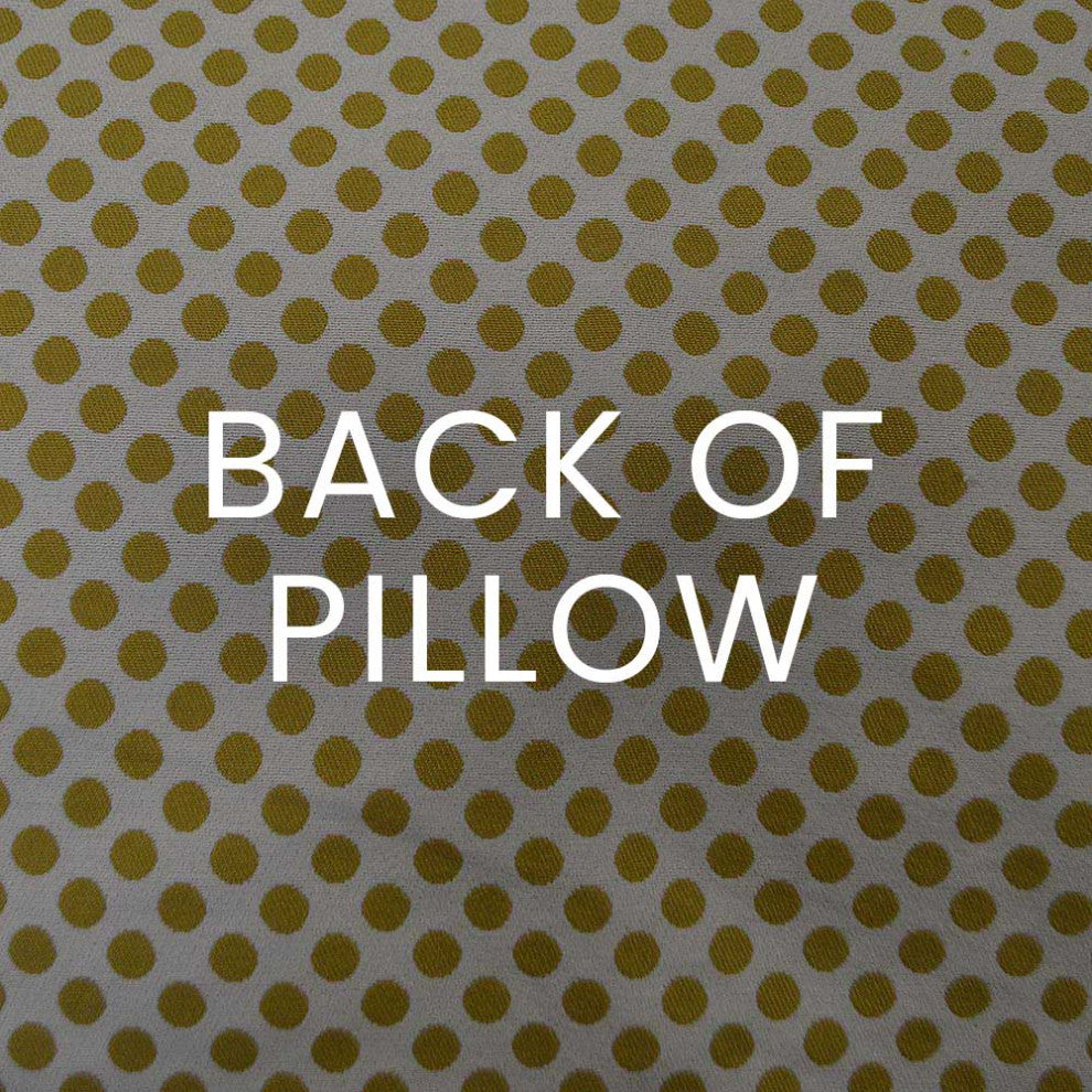 Polka Dots Pillow - Gold