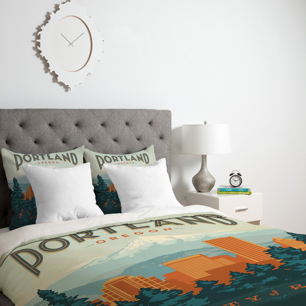 Deny Designs Anderson Design Group Portland Duvet Cover - Lightweight