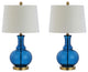 Lavelle 25" Glass Table Lamp, Set of 2