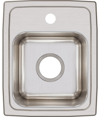 LR13161 Lustertone Classic Stainless Steel 13" x 16" Drop-in Sink, 1 Hole