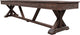 Brazos River Pro-Style Shuffleboard Table by Playcraft, Brown, 12'